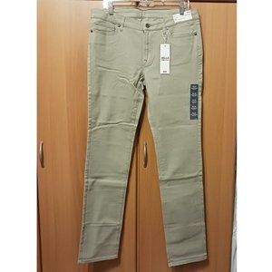 WOMEN'S SKINNY FIT STRAIGHT MID-RISE DENIM 5-POCKET JEANS, New